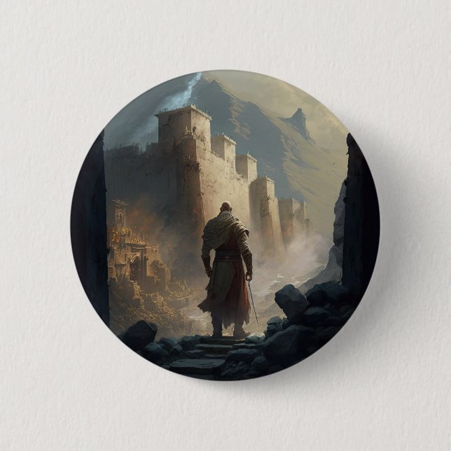 Mountain Town Siege Button (Vorderseite)