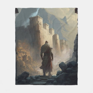 Mountain Town Siege Fleecedecke