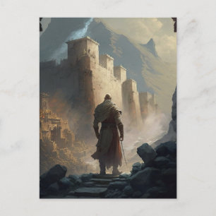 Mountain Town Siege Postkarte