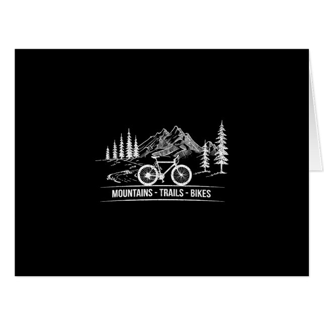 Mountain Trail Bikes - Radfahrer Rad fahren (Vorderseite (Horizontal))