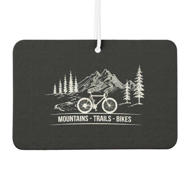 Mountain Trail Bikes - Radfahrer Rad fahren Autolufterfrischer (Vorderseite)