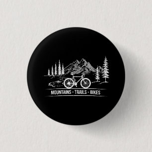 Mountain Trail Bikes - Radfahrer Rad fahren Button