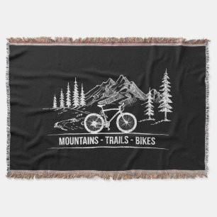 Mountain Trail Bikes - Radfahrer Rad fahren Decke