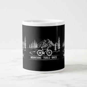 Mountain Trail Bikes - Radfahrer Rad fahren Jumbo-Tasse