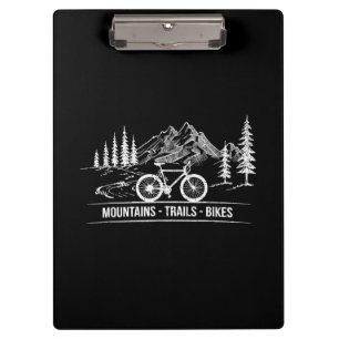 Mountain Trail Bikes - Radfahrer Rad fahren Klemmbrett