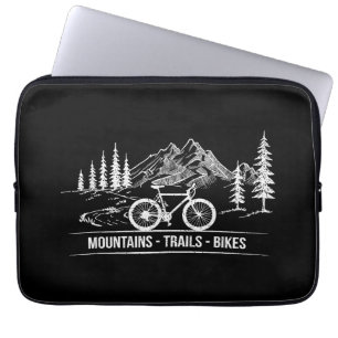 Mountain Trail Bikes - Radfahrer Rad fahren Laptopschutzhülle