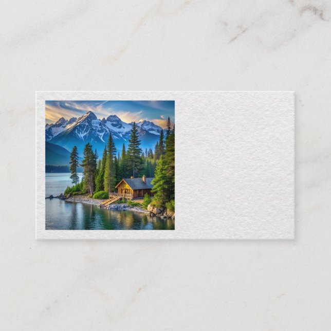 Mountain View Business Cards Visitenkarte (Vorderseite)