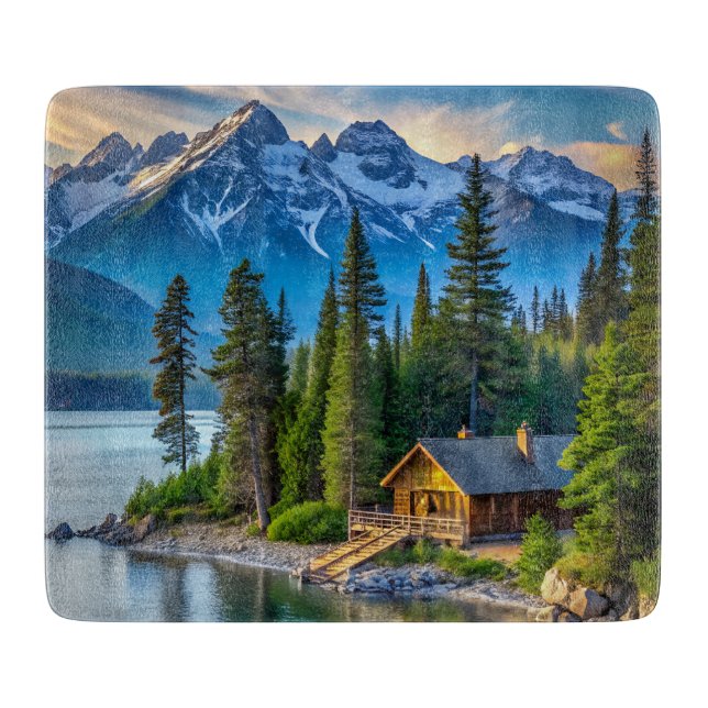 Mountain View Cutting Board Schneidebrett (Vorderseite)