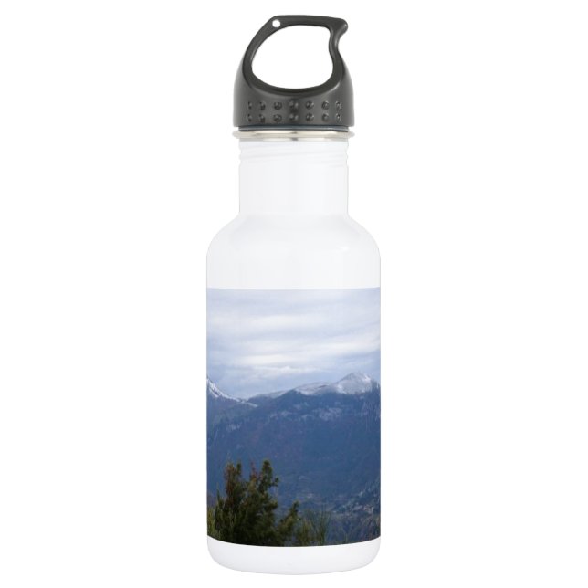 Mountain View Edelstahlflasche (Vorderseite)