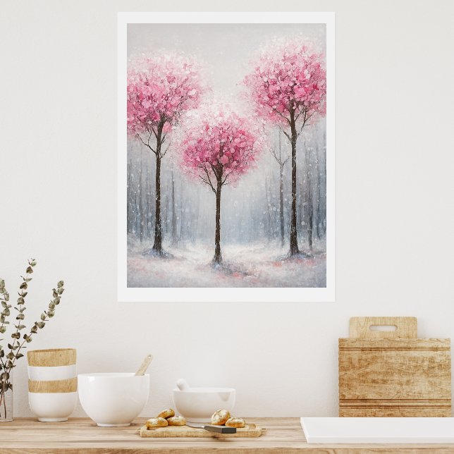 Mountain  Wall Art Poster  – Home Decor (Küche)