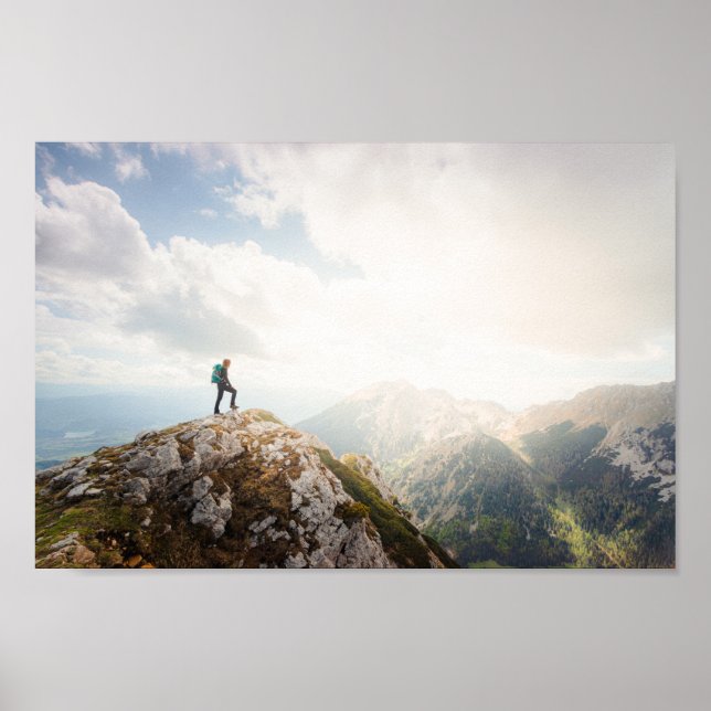 Mountain wanderer poster (Vorne)