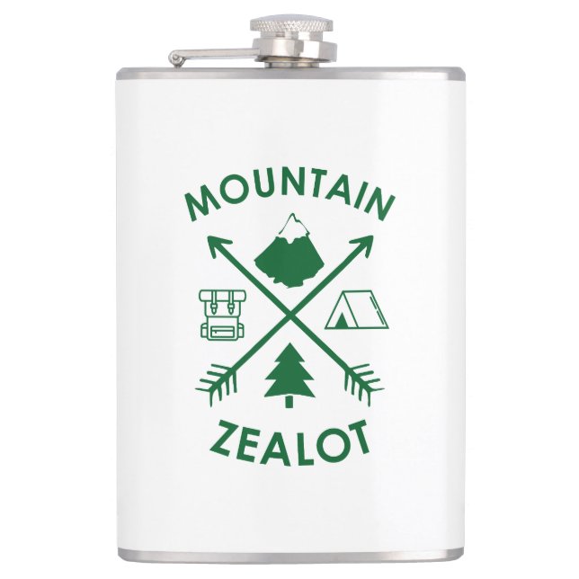 Mountain Zealot Flachmann (Vorderseite)