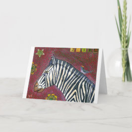 Mountain Zebra Grußkarte Feiertagskarte
