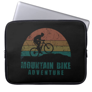Mountainbike-Abenteuer auf dem Mtb Laptopschutzhülle