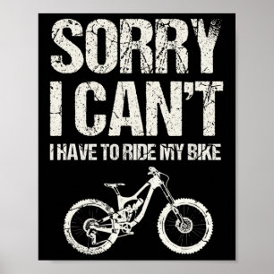 Mountainbike-Abenteuer Downhill Poster