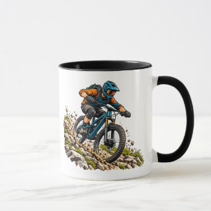 Mountainbike-Abenteuer für MTB-Fahrer Tasse