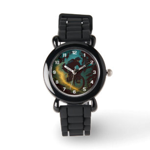 Mountainbike-Abenteuer-Trail-Design Armbanduhr
