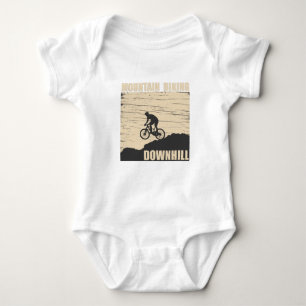 Mountainbike-Abfahrt Baby Strampler