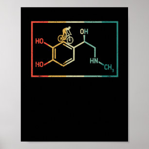 Mountainbike-Adrenalin-Formel Downhill-Biking M Poster