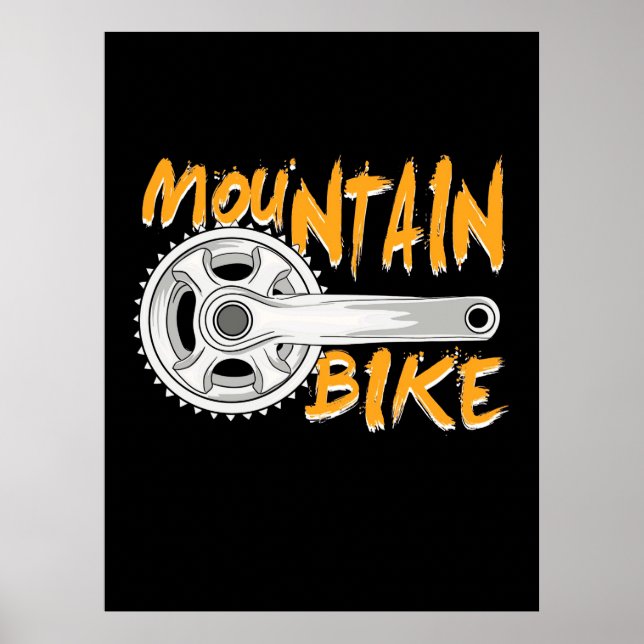 Mountainbike Art Poster (Vorne)