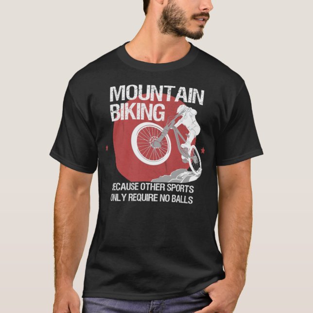 Mountainbike - Bike T-Shirt (Vorderseite)