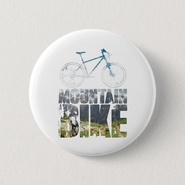 Mountainbike Button (Vorderseite)