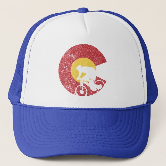 Mountainbike Colorado Truckerkappe (Vorderseite)