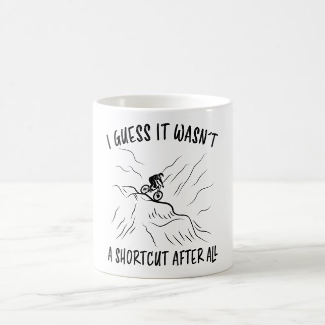 Mountainbike Cycling Bike Fun Biker Gift Kaffeetasse (Mittel)