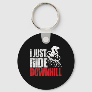 Mountainbike-Design für MTB-Downhill-Biking Schlüsselanhänger