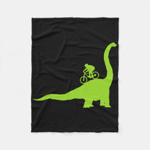 Mountainbike-Dinosaur-MTB-Radfahrer Fleecedecke