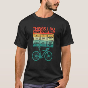 Mountainbike-Downhill-Dinge, die ich in meinem Fre T-Shirt