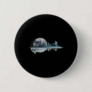 Mountainbike Downhill-Fahren Radfahren Radsportler Button