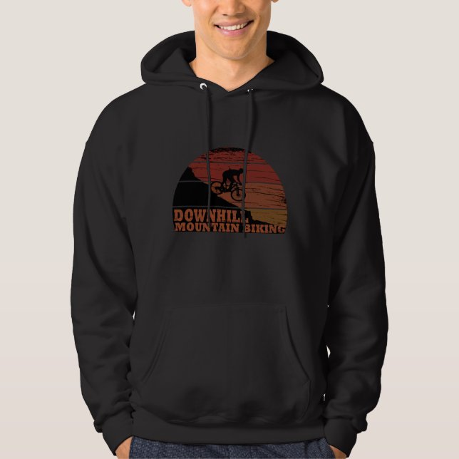 Mountainbike Downhill Hoodie (Vorderseite)