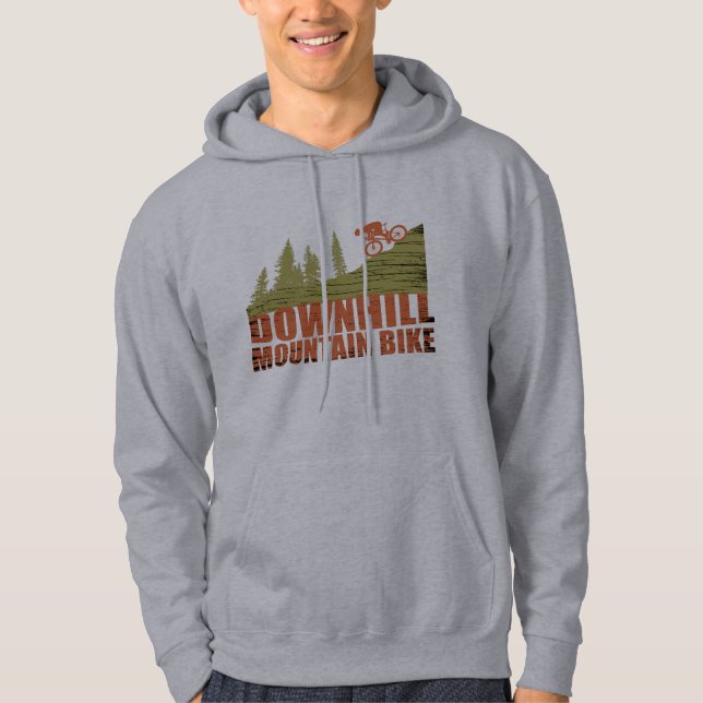 Mountainbike Downhill Hoodie (Vorderseite)
