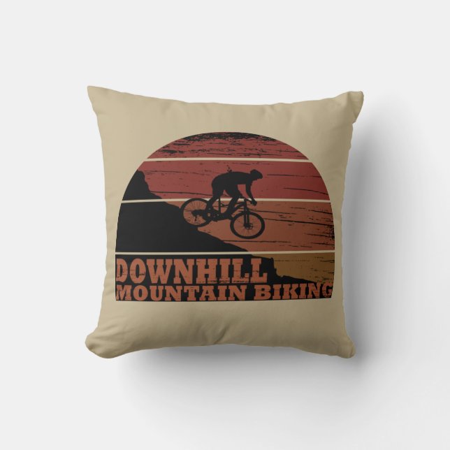 Mountainbike Downhill Kissen (Vorderseite)