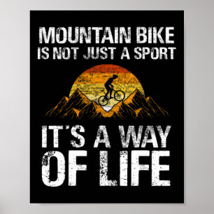 Mountainbike Downhill - Mountainbiken Mtb Poster