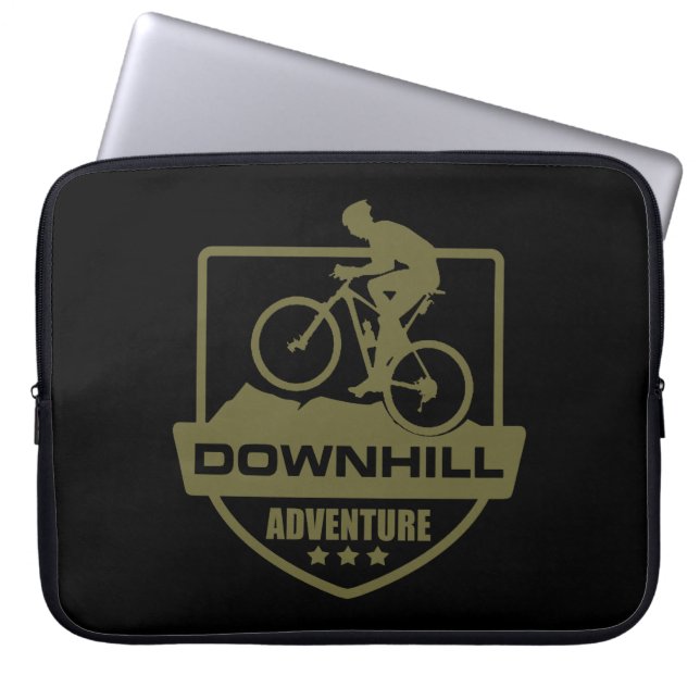 Mountainbike Downhill mtb Laptopschutzhülle (Vorderseite)