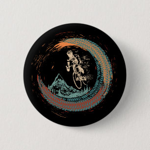 Mountainbike Downhill MTB Vintag Mountainbike Button