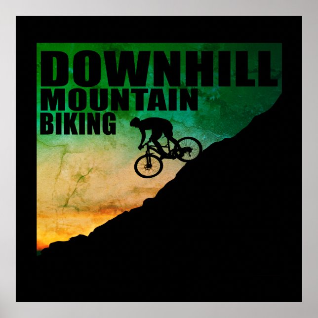 Mountainbike Downhill Poster (Vorne)
