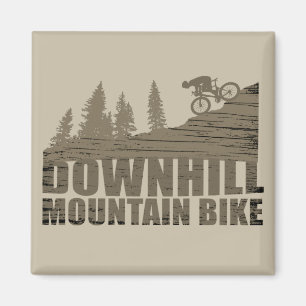 Mountainbike-Downhill Vintag Magnet