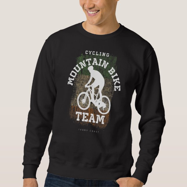 Mountainbike Elfenbeinküste Mb Downhill Biker Bike Sweatshirt (Vorderseite)