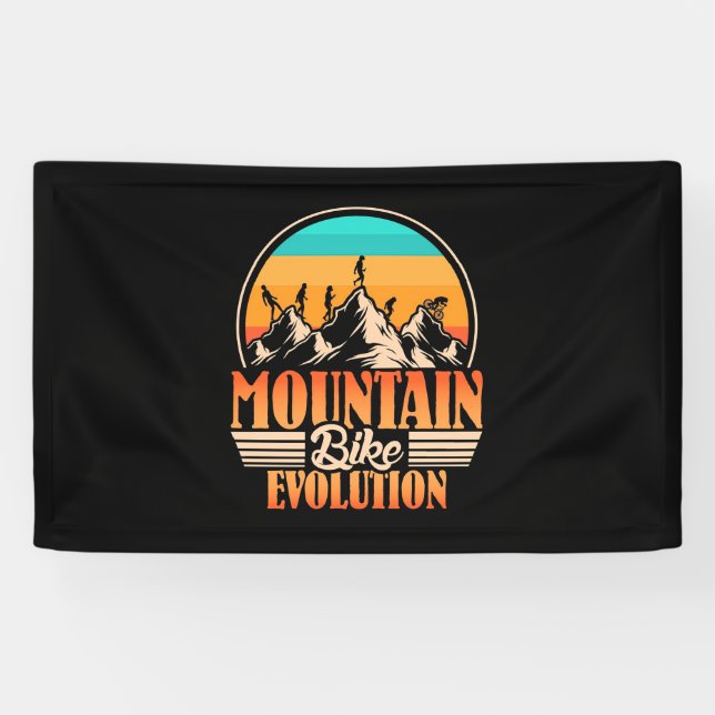 Mountainbike-Evolution Banner (Horizontal)