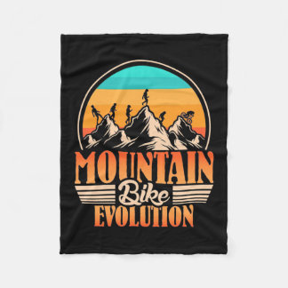 Mountainbike-Evolution Fleecedecke