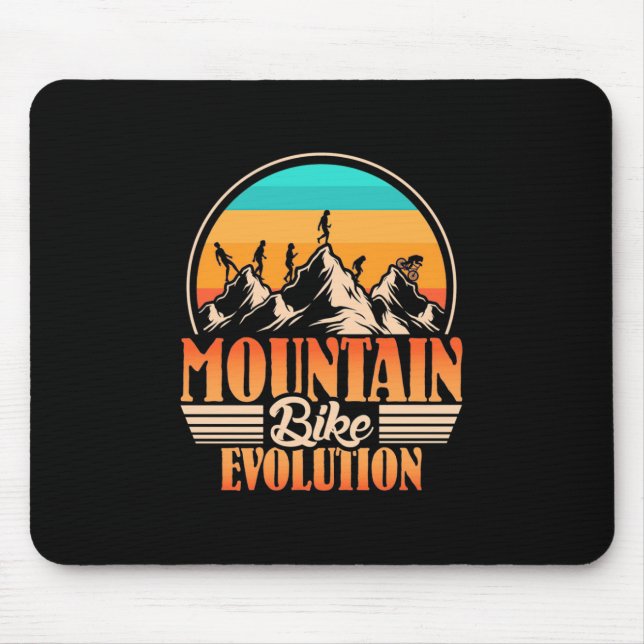 Mountainbike-Evolution Mousepad (Vorne)