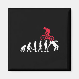 Mountainbike-Evolution Mtb-Crash Biker Radfahrer Magnet