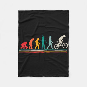 Mountainbike-Evolution Retro-Sport Mtb-Radfahren L Fleecedecke