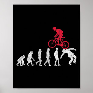 Mountainbike-Evolutionscrash Lustig Mtb Fahrrad Ri Poster
