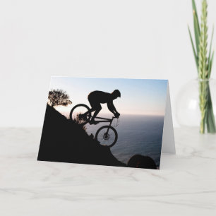 Mountainbike-Fahrer. Lions Head, Kapstadt Karte