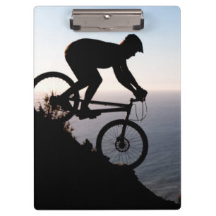 Mountainbike-Fahrer. Lions Head, Kapstadt Klemmbrett