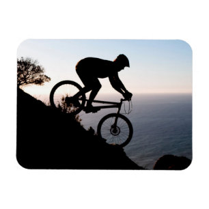 Mountainbike-Fahrer. Lions Head, Kapstadt Magnet